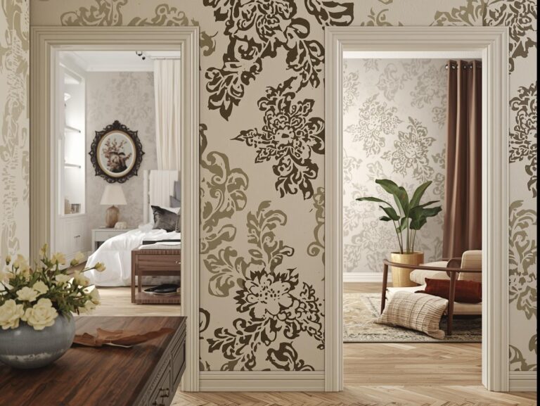 TRANSFORME AS PAREDES DA SUA CASA: pintura com stencil para uma decoração impactante